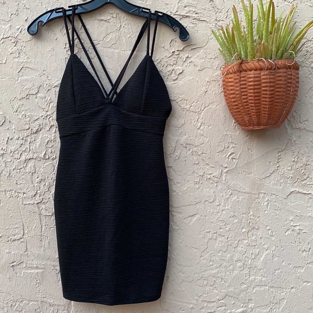 BNWT Little Black Love Culture Strappy Bodycon Dress